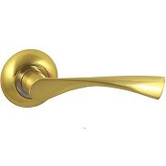 Ручка раздельная для межкомнатной двери «Vantage V23C» Матовое золото