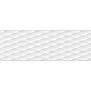 Турнон Плитка настенная белый структура обрезной 13058R 30х89,5
