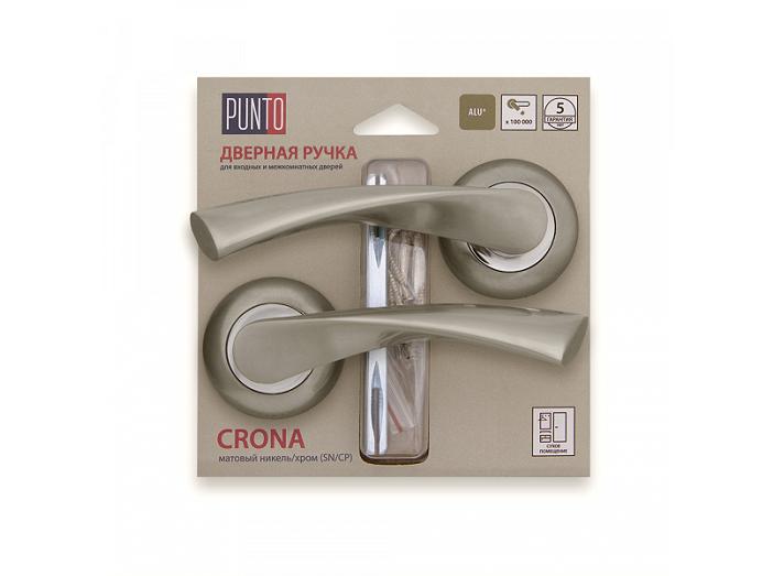 Ручка раздельная CRONA TL/HD SN/CP-3 матовый никель/хром