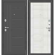 Дверь входная металлическая «Porta S-2P 109/П29» Антик Серебро/Bianco Veralinga