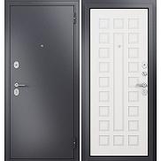 Дверь входная Family Eco MP E-110 Графит букле/Белый ларче Задвижка
